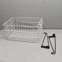 01 Wheelchair Basket, Metal Wheelchair Rear Basket, for Shopping, Travel, General Wheelchairs, Home,