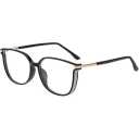 GUDVUE Oversized Blue Light Glasses, Computer Reading/Gaming/Phones Glasses, Anti Glare/UV400/Eye Strain, Large Square Frame
