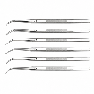 6PCS Stainless Steel Tweezers Set, Precision Tweezer Tools for Professional and Home Use