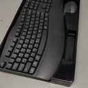 Wireless Keyboard and Mouse Combo,2.4G Full Size Wave Keys Ergonomic Keyboard with Wrist Rest for Natural Typing, 3 DPI Adjustable Ergonomic Silent Mouse for Computer/Laptop/Windows/Mac (Gray)