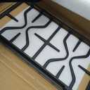 WB31X27151 Cast Iron Burner Grate Replacement for GE Stove Parts JGBS66REKSS JGB700SEJ4SS JGSS66SEL1SS JGSS66SEL3SS, WB31X24736 Side Burner Grate Surface Cooktop for General Electric Gas Range Parts.