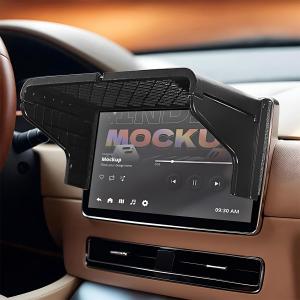 Car GPS Sun Shade, 7-12 inch Navigators Sun Shade Anti-Glare Shield, Car GPS Navigator Visor Display Screen Cover, Universal Vehicle Interior Accessories for Safety Driving