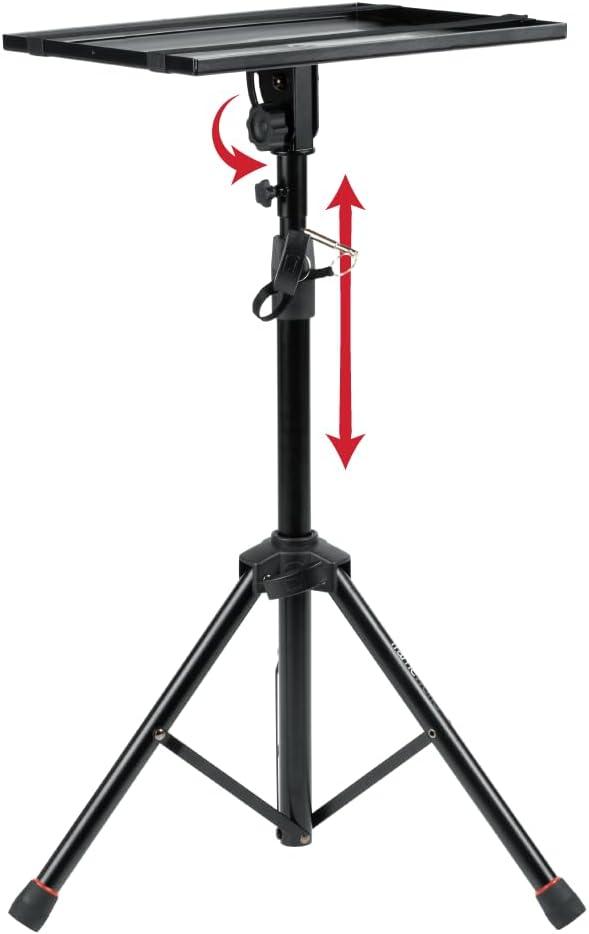Gator Frameworks Laptop & Projector Tripod Stand with Height & Tilt Adjustment (GFWLAPTOP1500)