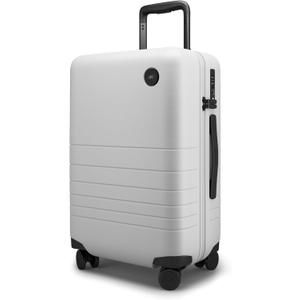 Monos Carry-On Luggage 20 Inch Hardside Spinner Suitcase | Stellar White, Small
