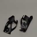 Carbon Fiber Bike Water Bottle Cage Holder for Road Bikes Mountain Gravel e Bike for Diameter 70-74 mm Water Bottles, Black Matte (Black 2-pack)