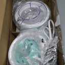 Dash My Mug Ice Cream Maker - Makes Single Serving of Gelato, Frozen Yogurt, Sorbet & More - Easy to Clean & Use - Aqua, 2 Bowls