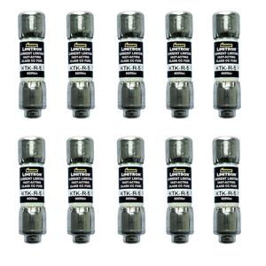 10-Pack New KTK-R-5 KTK-R-5A KTK-R 5A 600Vac Fast Acting Fuse,KTK-R-5A Current Limiting Class CC Rejection Cartridge Fuses