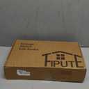 Key Holder for Wall, Key and Mail Holder for Wall with Storage Drawer, Entryway Rustic Home Decor, 3 Liquid Chalks & Chalkboard, 15.98W x 9.1H x 3.3D, Brown