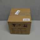 Natural Travertine Textures Tissue Box Cover Square for Home Decor,Resin Heavy Tissue Box Holder for Bathroom Countertop,Tabletop,Bedside Table,Office (Handmade of Resin) (Yellow Stone)