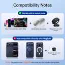 SYNCWIRE Magnetic Car Phone Holder for Dashboard, Cell Phone Car Kits, 360° Adjustable Magnet Cell Phone Mount Compatible with iPhone, Samsung, LG, GPS, Mini Tablet and More