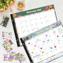 Gannyfer Desk Calendar 2026 - 18 Month Large Desk Calendar 2026-2027, Use January 2026 to June 2027, 22" x 17" Desktop Pad Calendar, Office Supplies Perfect for Planning and Organizing In Your Home, School or Office(6 Stickers Included)