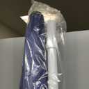 Gymax 6.5Ft Beach Umbrella w/ Tilt Mechanism Sand Anchor Carrying Bag Blue + Green