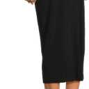 Norma Kamali Straight Skirt to Midcalf (Black, XS)