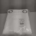 NICETOWN 100% Blackout Window Curtain Panels, Cold and Full Light Blocking Drapes with Black Liner for Nursery, 84 inches Drop Thermal Insulated Draperies (White, 2 Pieces, 52 Wide Each Panel)