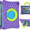 10 in Tablet case for Kids.(2023/2021 Release).Light Weight Anti Slip Shockproof Kids Friendly Case.Incompatible with iPad Samsung TCL Onn 10in Tablet.(Purple)