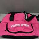 Sport Gym Bag for Women, Carry on Tote Personal Item Bag with Shoes Compartment, Travel Duffle Bag for Girl, Lightweight Overnight Luggage Bag for Travel, Airplanes, Sports - Hot Pink