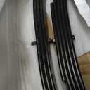 Single Trailer Leaf Spring 5 Leaf Double Eye 3000 lbs Cap for 6000 lbs Axle Suspension & U-Bolt kit 25-1/4" Length fits for SW5 - Set 2