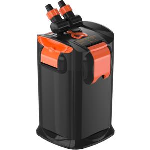 hygger Quiet Self-Priming Canister Filter with Foam Ceramic Rings External Fish Tank Filter for 10-30 Gallon Freshwater Saltwater Aquarium 211 GPH