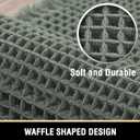 H.VERSAILTEX Upgraded Waffle Bath Mat Super Absorbent Non Slip Bathroom Rugs for Bathroom Floor Machine Washable Dry Fast, 17" x 24", Lichen