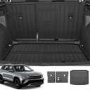 Custom for 2022-2025 2026 VW Taos Floor Mats Trunk Cargo Liner and Rear Seat Backrest Mat All Weather TPE Protection Mat for Volkswagen TAOS Accessories (for 2022-2026 VW Taos)