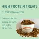 WORMSKING 5LB Dried Black Soldier Fly Larvae, More Calcium Than Dried Mealworms, High Protein Chicken Feed,Duck Food, BSFL, Duck Treats