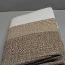 OIAHOMY Extra Large Blanket Basket, 95L Cotton Rope Woven Laundry Basket, Toy Bin for Baby Room, Container for Blanket Storage in Living Room, 24''17''14'', Gradient Brown