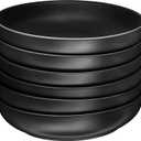 Bruntmor Ceramic Bowls, For Salad, Soup, Pasta Bowl Set Of 6 Serving Plates. 24 Oz Porcelain Baking Skillet With Handles. Safe For Oven, Microwave, Dishwasher. Serving Dish. Matte Black
