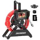 Sewer Pipe Inspection Camera, 4.3" IPS Monitor 16GB TF Card DVR, IP68 1200TVL HD Camera 20M/65FT Fiberglass Cable, 5600mAh Battery Night Vision, for Home/Contractor/Plumber