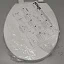 KOHLER K-4775-0 Brevia Round Toilet Seat with Quick-Release Hinges And Quick-Attach Hardware For Easy Clean, White