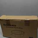 Koutemie Outdoor Smokeless Fire Pit Ring Liner 43Inch Outer/39Inch Inner Diameter, Heavy Duty Solid Metal Steel Round Firepit Rim Insert for Outside DIY Campfire Ring Above or InGround, Black