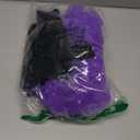 Spooktacular Creations Halloween Child Girl Purple Black Tutu Cat Skirt costume for Party  Medium