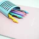 Zebra Pen Z-Grip Pastel Retractable Ballpoint Pen 10-Pack, Assorted Color Barrels, 1.0mm Medium Point, Black Ink, Low Viscosity Ink, Latex-Free Grip, Visible Ink Supply (22101)