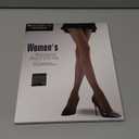 MEME&WEWE 2 Pairs Tights for Women, Sheer Stockings for Women Pantyhose, 15D High Waist No Rip Control Top Tight Pantyhose, Small