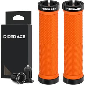 Bike Grips Handlebar,Dual-Lock on, Anti-Slip for MTB/BMX/Road Bikes,Mountain,Cruiser, Scooter, Comfortable Rubber Grips, Ergonomic