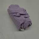 EMME Cotton Throw Blanket for Couch Soft Muslin Blankets 50"x60" Lightweight Breathable Blanket All Season Gauze Blanket, Lavender