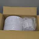 NOCCUR 200PCS Gold Plastic Plates - 100 Dinner / 100 Dessert Disposable Plates Heavy Duty - Ideal for Wedding/Party/New Year