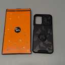 Funermei for Moto G Play 4G 2024 Case - Women Girls Cute Phone Cover Girly Pretty Aesthetic Black Butterfly Unique Design with Camera Cover and Ring Stand Funda for Motorola G Play 4G 2024