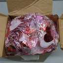 Valentines Day Decor, Total 66 Ft 2 Strings Valentines Heart Tinsel Garland Red Pink White Metallic Hanging Garland Valentine's Day Decorations for Home Indoor Outdoor Mantel Table Wedding Party Decor