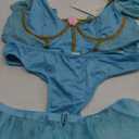 Lingerie Sets for Women Sexy Princess Costumes Cosplay Outfits Halloween Lingerie Roleplay with Bra and Panty (Medium, Blue)