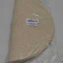 SHACOS Round Braided Placemats Set of 6 Round Table Mats for Dining Tables 15 inch (Cream, 6)