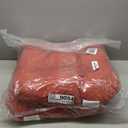 downluxe Outdoor Chair Cushions Set of 2 for Patio Furniture, Waterproof Tufted Overstuffed Patio Furniture Cushions, Thick Outdoor Seat Cushion, 19" X 19" X 5", Brick Red