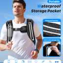 Weighted Vest Woman Man,8/12/16/20lbs Weight Vest with Plus Storage Pockets&Adjustable Straps,Durable Rucking Vests with Reflective Stripe for Walking,Running,Workout,Training, Weight Loss