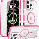 Magnetic for iPhone 16 Pro Max Case, Built-in Screen Protector