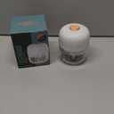 Electric Garlic Chopper, Mini Portable Veggie Chopper, 250ML Garlic Grinder Masher Onion Grinder, Blender to Vegetable, Wireless Food Processor for Ginger, Chili, Fruit, Meat, etc (White)