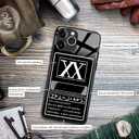 Black Hunter License Anime Manga Tempered Glass Case for iPhone 16e 17e