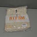 BTFBM Casual Fall Tops for Women 2025 Long Sleeves Solid Shirts Crew Neck Loose Fit Work T Shirt (XXL)