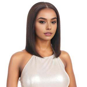 FUTAI 12 Inch Real Human Hair Bob Wigs HD Front 134 Lace Wig for Professional Female Diverse Styles