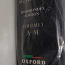 The New Shorter Oxford English Dictionary (2 Vol. Set; Thumb Indexed Edition)