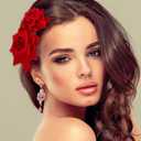 Bememo 2 Pack Women Rose Flower Hair Clip Rose Side Combs Flamenco Flowers Day of the Dead Costumes Mexican Hair Accessories for Wedding Party Decor Gift for Women Mom Grandma(Red)