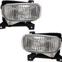 Fog LightsCompatible with 2000-2006 Tundra Clear Lens Pair Driver Side & Passenger Side